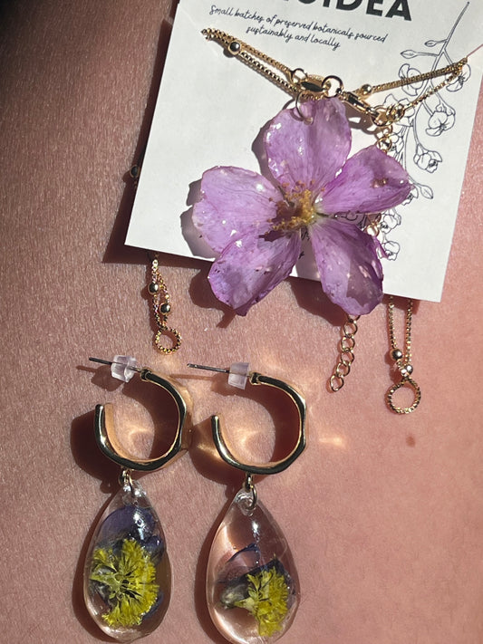 Droplets on hoops