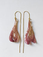 Flower Petals on Gold Threaders