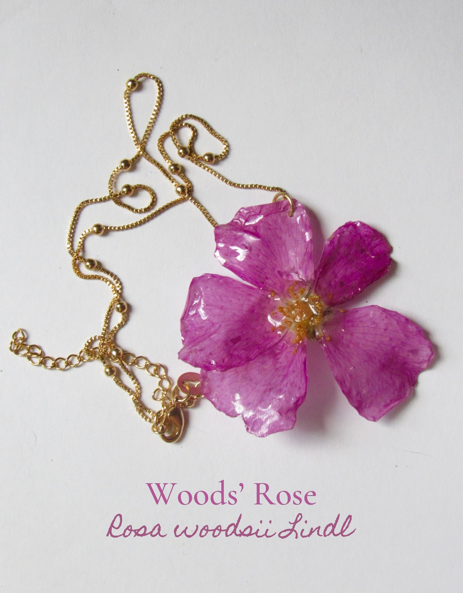 Woods’ Rose Necklace